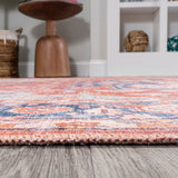 Twitty Ornate Medallion Washable Area Rug