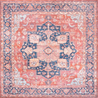 Twitty Ornate Medallion Washable Area Rug