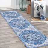 Twitty Ornate Medallion Washable Area Rug