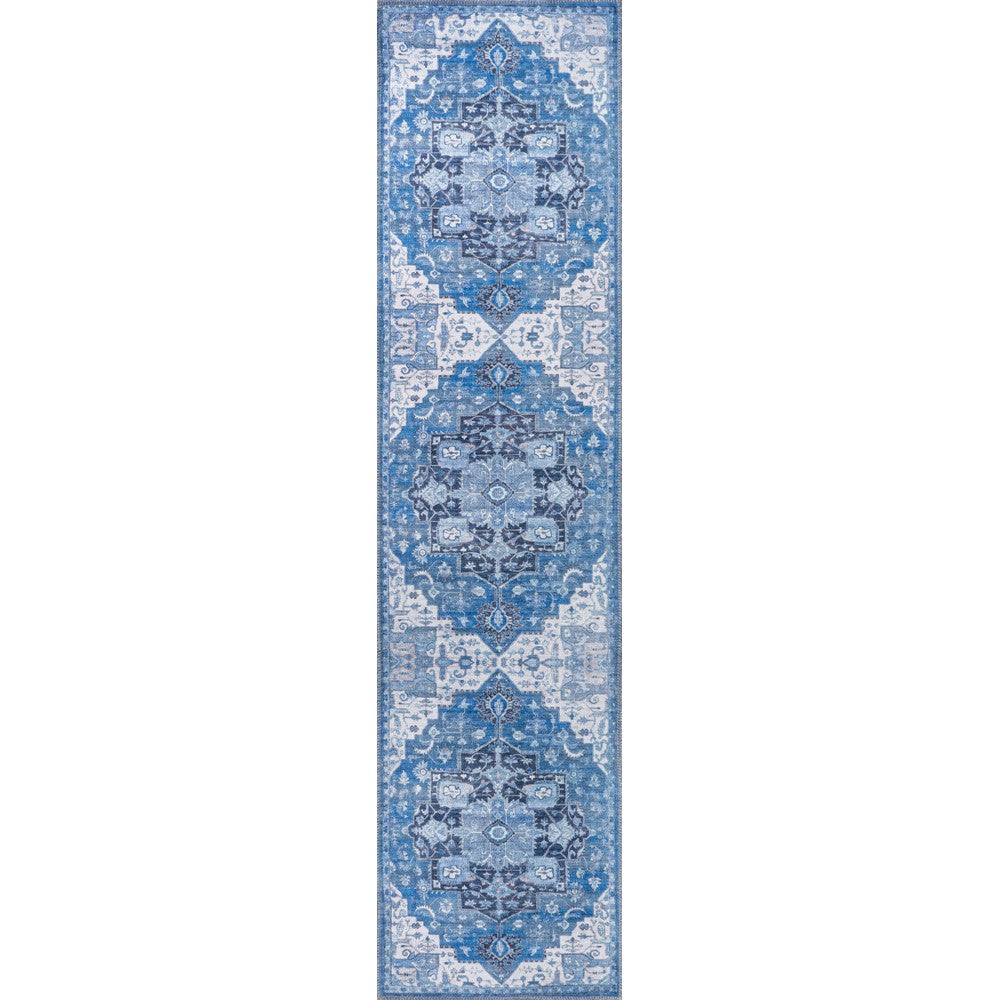Twitty Ornate Medallion Washable Area Rug