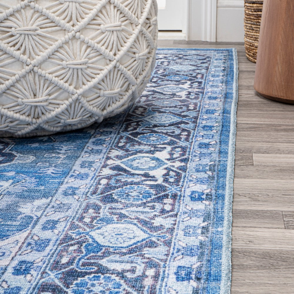Twitty Ornate Medallion Washable Area Rug
