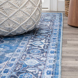 Twitty Ornate Medallion Washable Area Rug