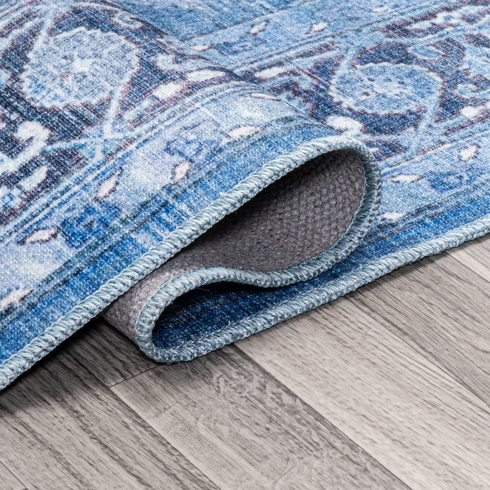Twitty Ornate Medallion Washable Area Rug