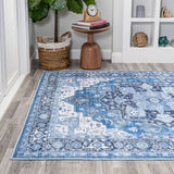 Twitty Ornate Medallion Washable Area Rug