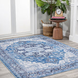 Twitty Ornate Medallion Washable Area Rug
