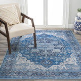Twitty Ornate Medallion Washable Area Rug