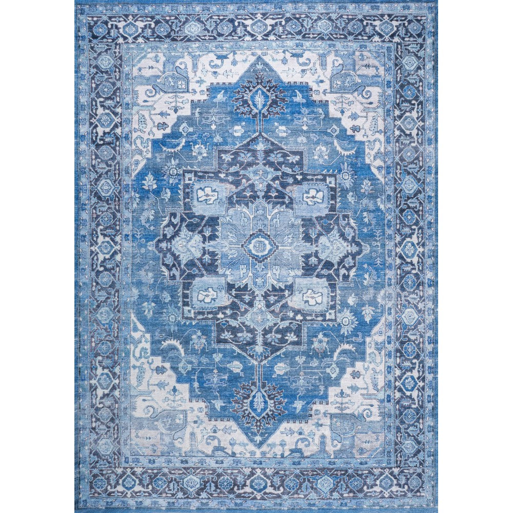 Twitty Ornate Medallion Washable Area Rug