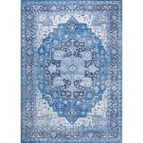 Twitty Ornate Medallion Washable Area Rug