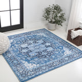 Twitty Ornate Medallion Washable Area Rug