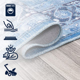 Twitty Ornate Medallion Washable Area Rug
