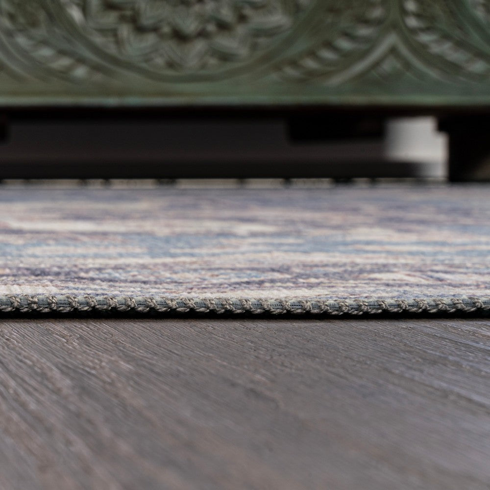 Twitty Ornate Medallion Washable Area Rug