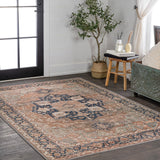Twitty Ornate Medallion Washable Area Rug