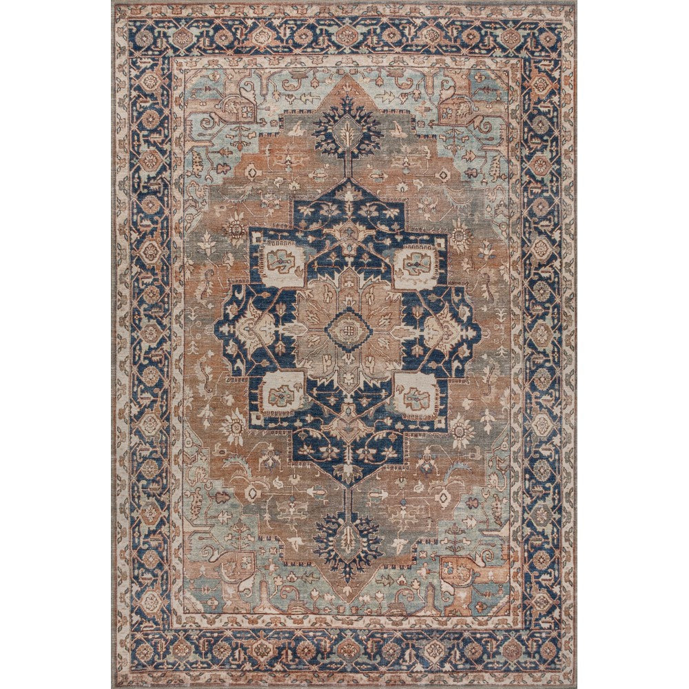 Twitty Ornate Medallion Washable Area Rug