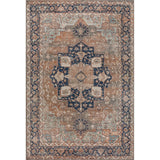 Twitty Ornate Medallion Washable Area Rug
