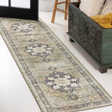 Twitty Ornate Medallion Washable Area Rug