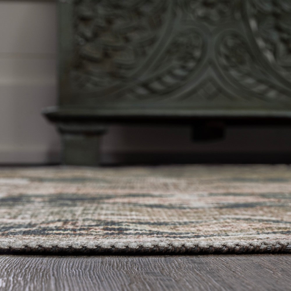 Twitty Ornate Medallion Washable Area Rug