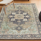 Twitty Ornate Medallion Washable Area Rug