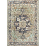 Twitty Ornate Medallion Washable Area Rug