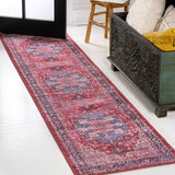 Twitty Ornate Medallion Washable Area Rug