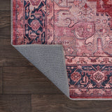Twitty Ornate Medallion Washable Area Rug