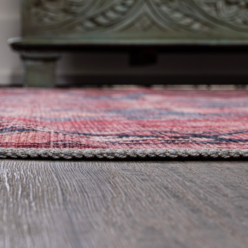 Twitty Ornate Medallion Washable Area Rug