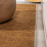 Cayton Minimalist Geometric Machine-washable Area Rug