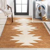 Cayton Minimalist Geometric Machine-washable Area Rug