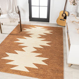 Cayton Minimalist Geometric Machine-washable Area Rug