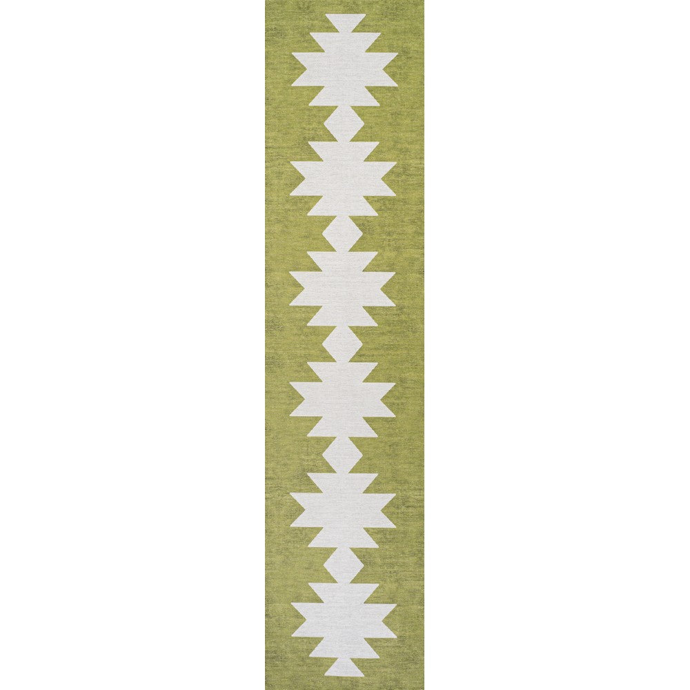 Cayton Minimalist Geometric Machine-washable Area Rug