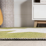 Cayton Minimalist Geometric Machine-washable Area Rug