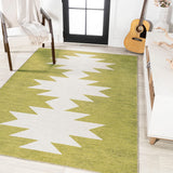 Cayton Minimalist Geometric Machine-washable Area Rug