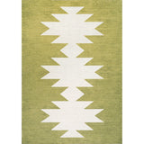 Cayton Minimalist Geometric Machine-washable Area Rug