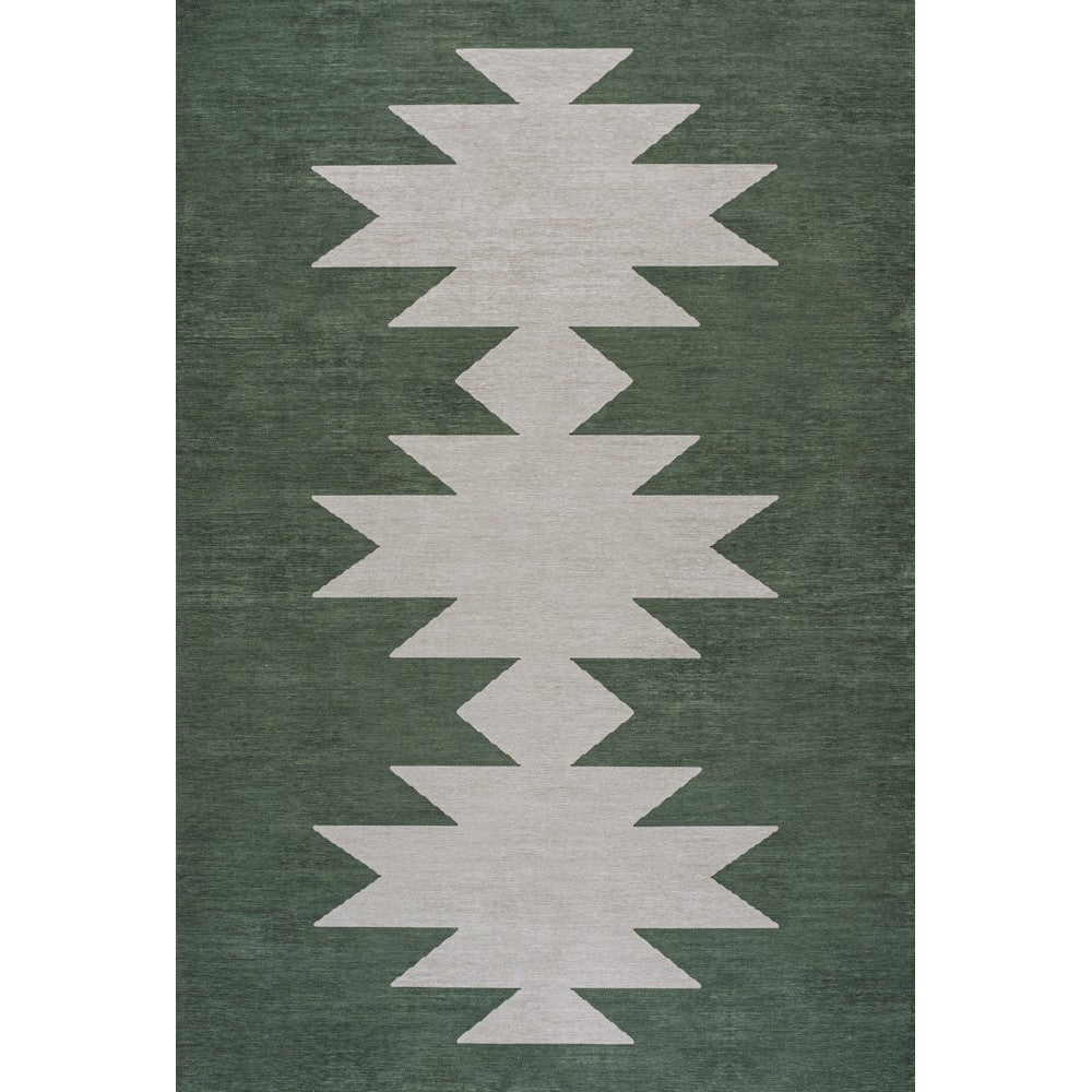 Cayton Minimalist Geometric Machine-washable Area Rug
