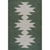 Cayton Minimalist Geometric Machine-washable Area Rug