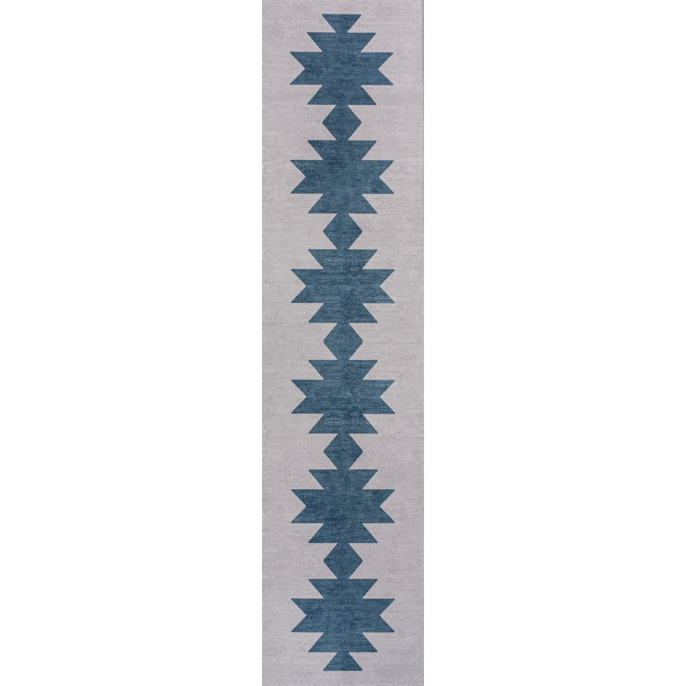 Cayton Minimalist Geometric Machine-washable Area Rug
