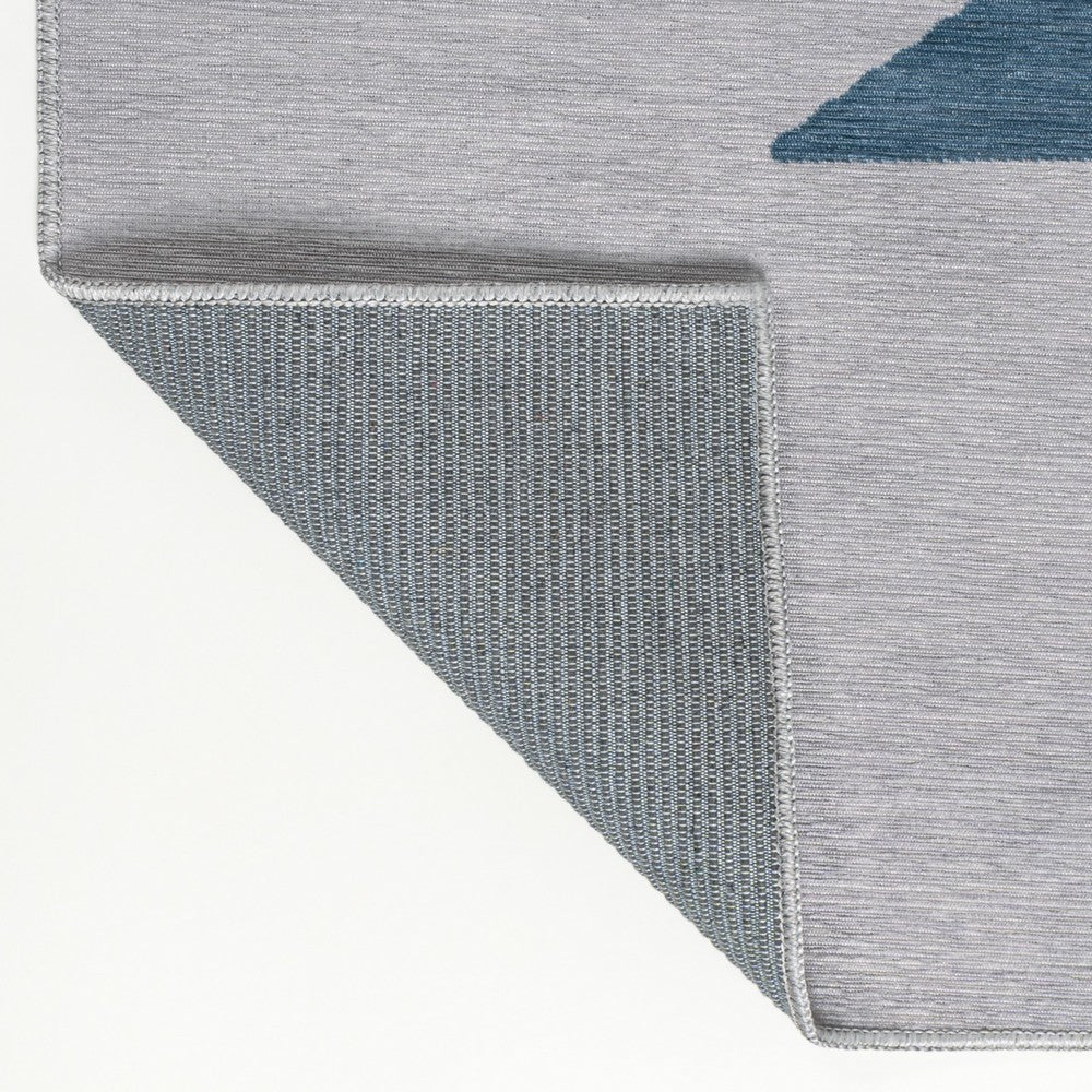 Cayton Minimalist Geometric Machine-washable Area Rug