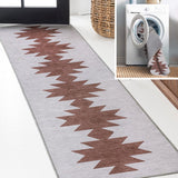 Cayton Minimalist Geometric Machine-washable Area Rug