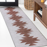 Cayton Minimalist Geometric Machine-washable Area Rug