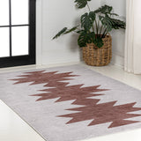 Cayton Minimalist Geometric Machine-washable Area Rug