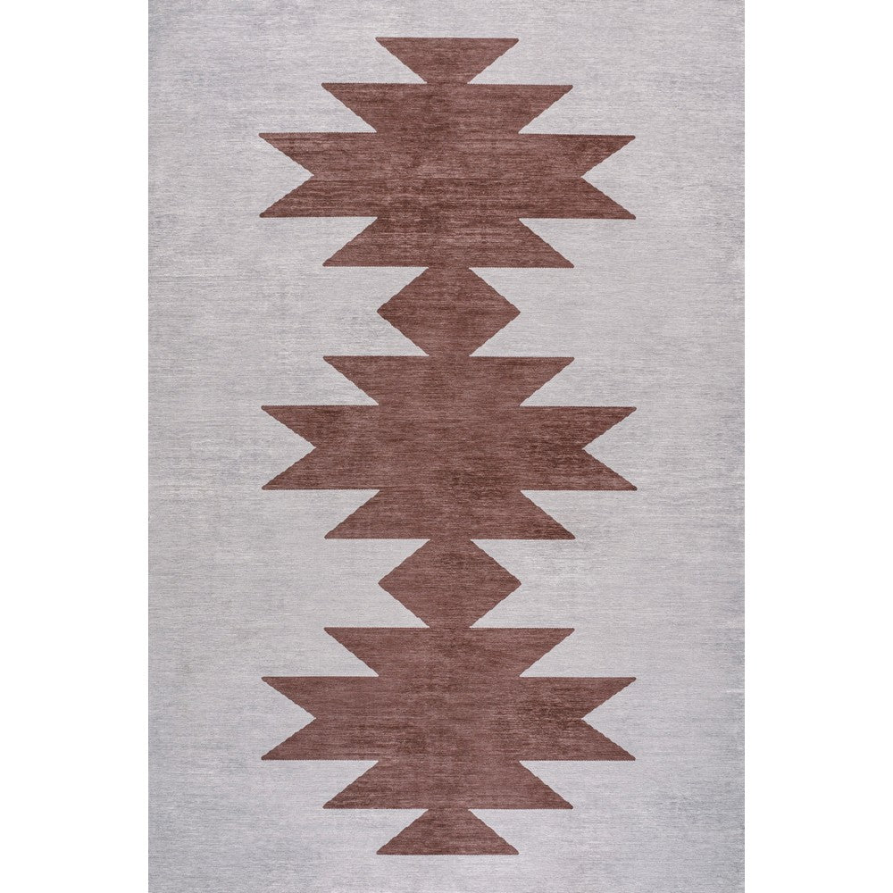Cayton Minimalist Geometric Machine-washable Area Rug