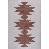 Cayton Minimalist Geometric Machine-washable Area Rug
