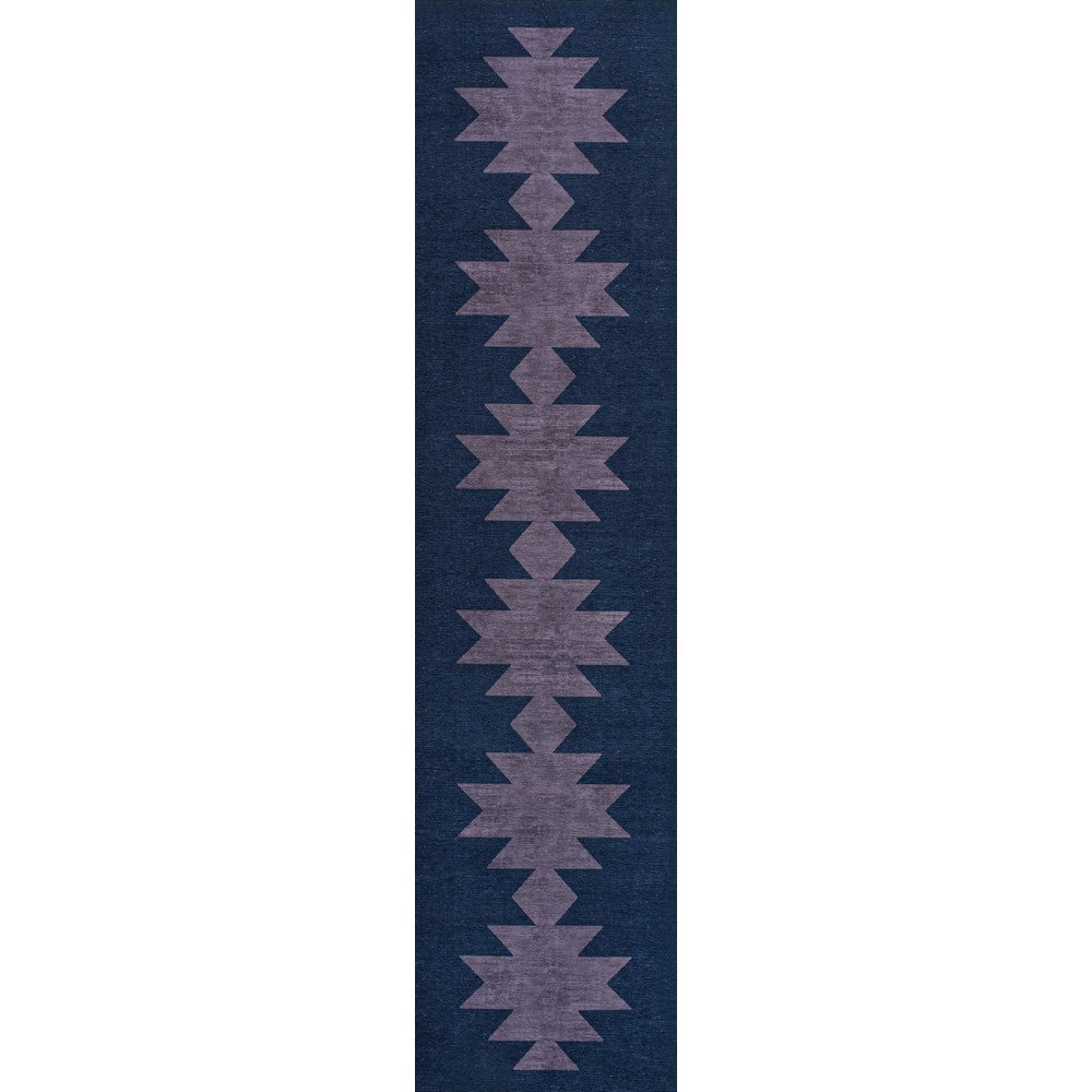 Cayton Minimalist Geometric Machine-washable Area Rug