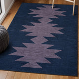 Cayton Minimalist Geometric Machine-washable Area Rug