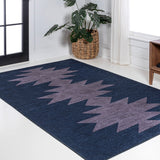 Cayton Minimalist Geometric Machine-washable Area Rug