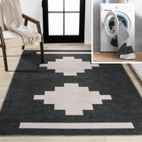 Beatrice Geometric Tribal Medallion Machine-washable Area Rug