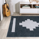 Beatrice Geometric Tribal Medallion Machine-washable Area Rug