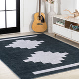 Beatrice Geometric Tribal Medallion Machine-washable Area Rug