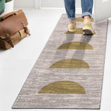 Harley Minimalist Geometric Machine-washable Area Rug