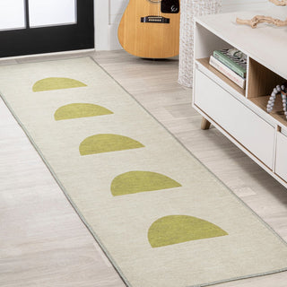 Harley Minimalist Geometric Machine-washable Area Rug
