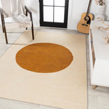 Miles Minimalist Geometric Dot Machine-washable Area Rug